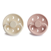 Moon Phase Pacifier  Blush/Cream Silicone