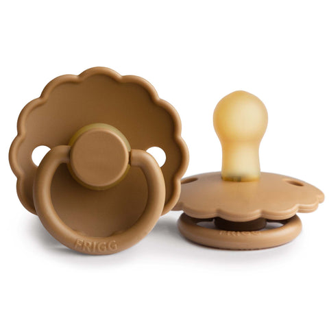 Frigg Daisy Natural Rubber Pacifier (Cappuccino)