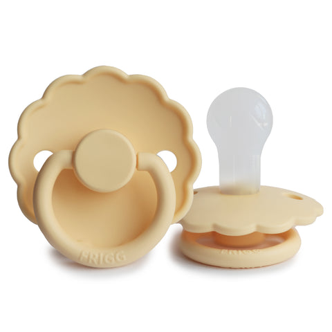 Daisy Silicone Pacifier (Pale Daffodil)