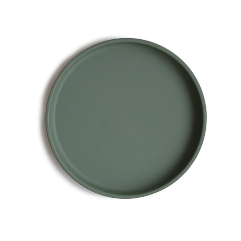 Mushie Classic Silicone Suction Plate - Dried Thyme