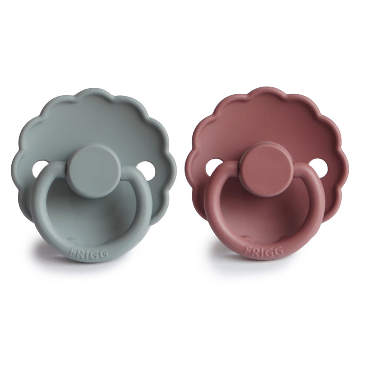 Daisy Pacifier French Grey/Woodchuck Silicone