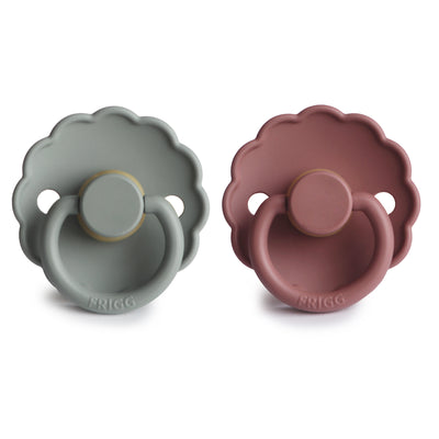 Daisy Pacifier French Grey/Woodchuck Natural Rubber