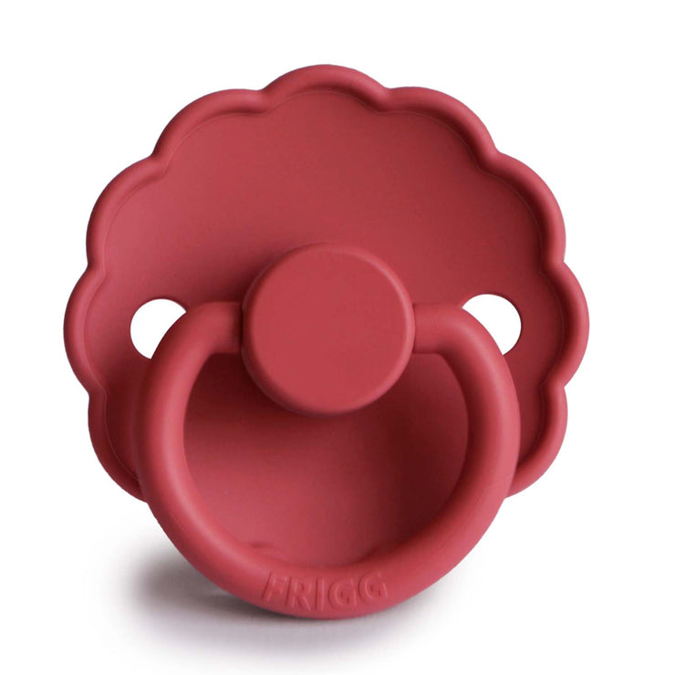 FRIGG Daisy Silicone Pacifier (Scarlet)
