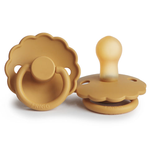 FRIGG Daisy Natural Rubber Pacifier (Honey Gold)