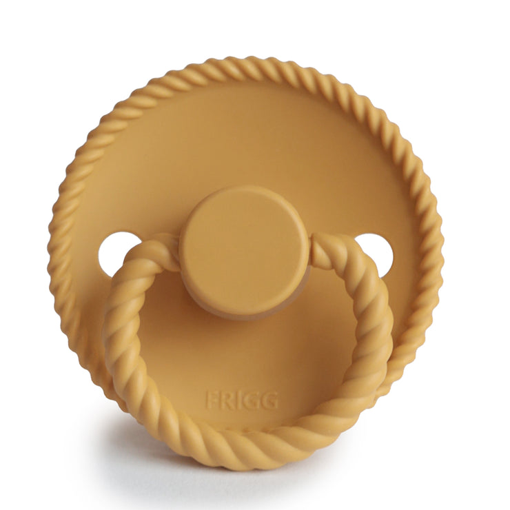 FRIGG Rope Silicone Pacifier (Honey Gold)