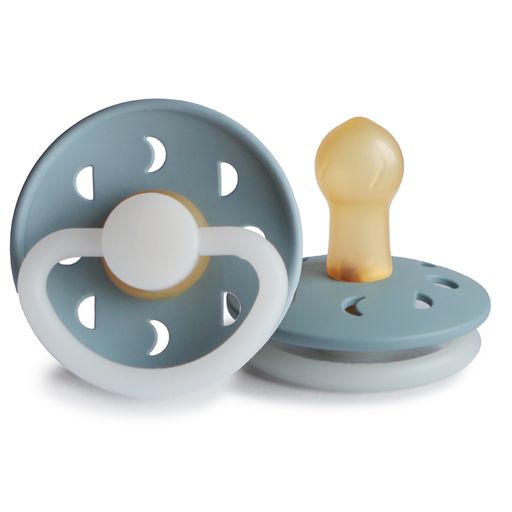 FRIGG Moon Phase Natural Rubber Pacifier (Stone Night)