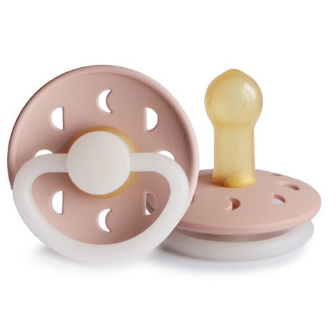 FRIGG Moon Phase Natural Rubber Pacifier (Blush Night)