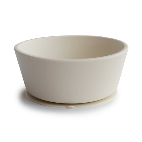 Mushie Silicone Suction Bowl - Ivory