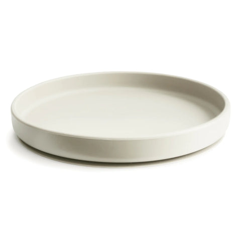 Mushie Classic Silicone Suction Plate - Ivory