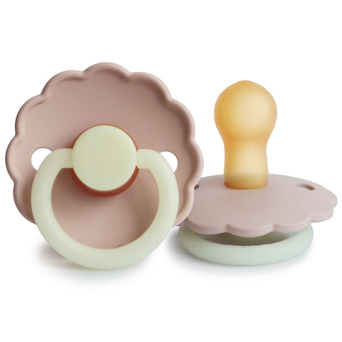 FRIGG Daisy Natural Rubber Pacifier (Blush Night)