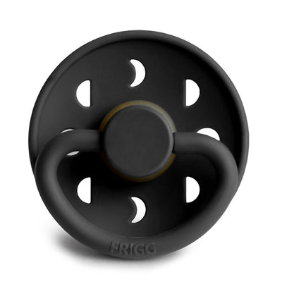 FRIGG Moon Phase Natural Rubber Pacifier (Jet Black)