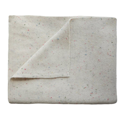 Knitted Blanket - Confetti Ivory