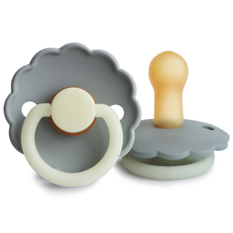 FRIGG Daisy Natural Rubber Pacifier (French Grey Night)