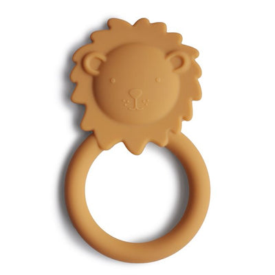 Teether Lion - Soft Yellow