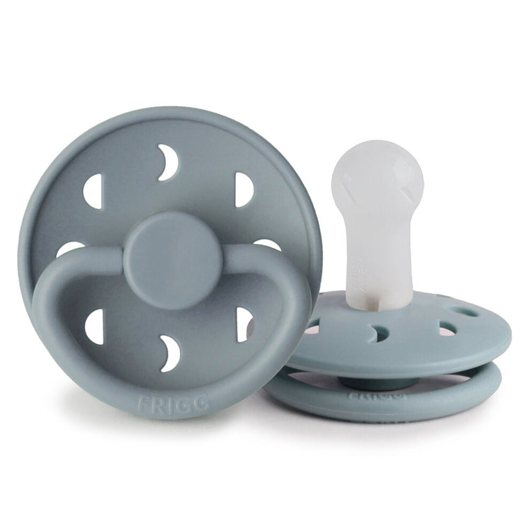 FRIGG Moon Phase Silicone Pacifier (Stone Blue)