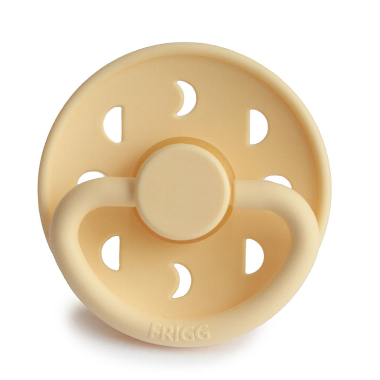 FRIGG Moon Phase Natural Rubber Pacifier (Pale Daffodil)