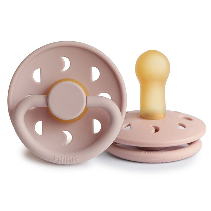 FRIGG Moon Phase Natural Rubber Pacifier (Blush)
