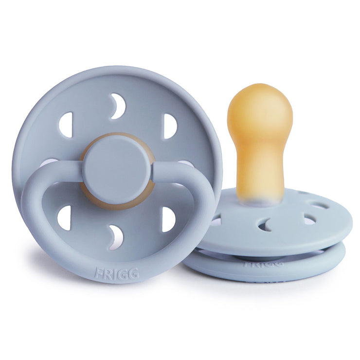 FRIGG Moon Phase Natural Rubber Pacifier (Powder Blue)