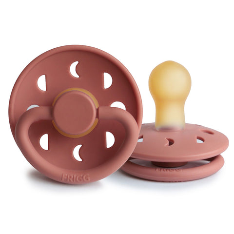 Moon Phase Latex Pacifier (Powder Blush)
