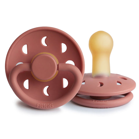 Moon Phase Latex Pacifier (Powder Blush)