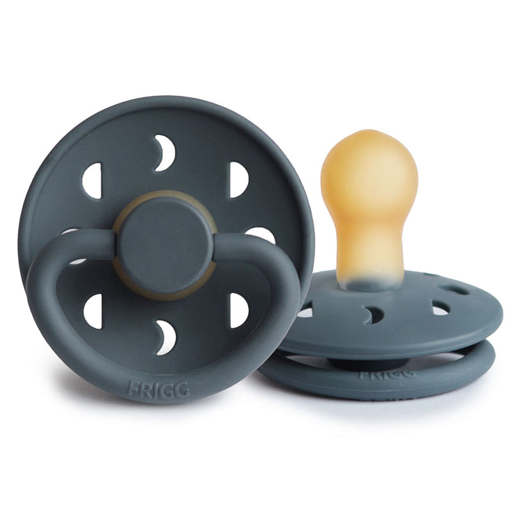 FRIGG Moon Phase Natural Rubber Pacifier (Slate)