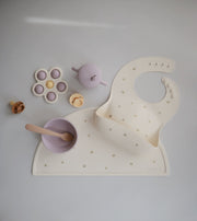 Silicone Baby Bib - Crowns