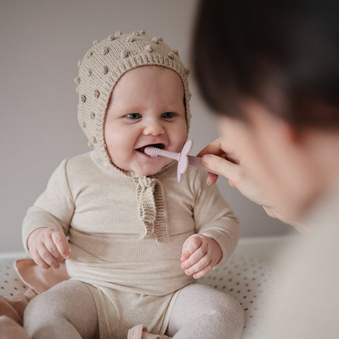 Flower Training Toothbrush - Blush