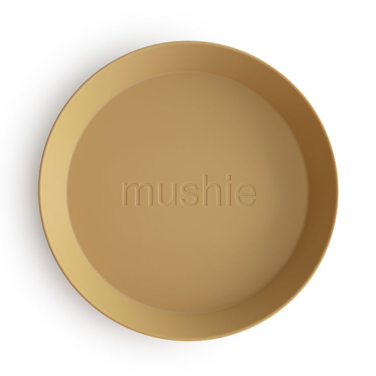 Round Dinnerware Plate (set of 2) - Mustard