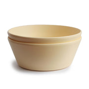 Round Dinnerware Bowl (set of 2) - Pale Daffodil