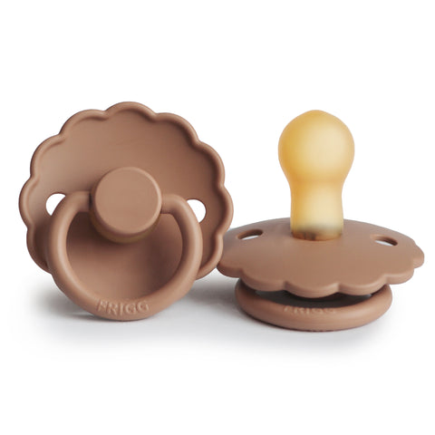 FRIGG Daisy Natural Rubber Pacifier (Peach Bronze)