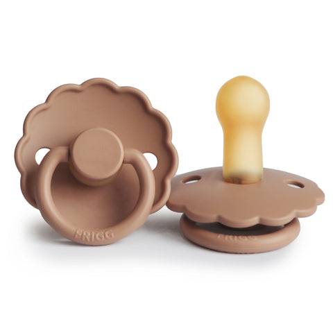 FRIGG Daisy Natural Rubber Pacifier (Peach Bronze)