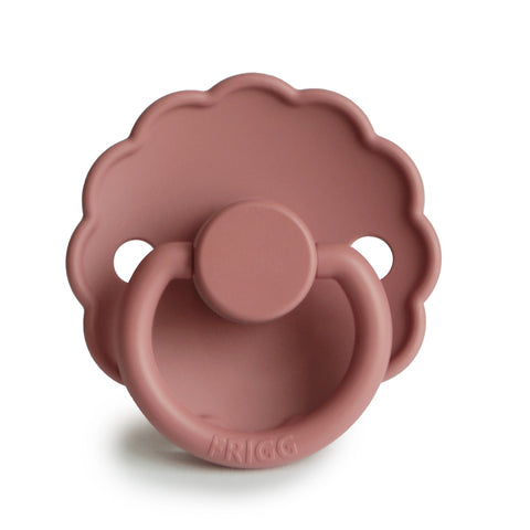 FRIGG Daisy Silicone Pacifier (Powder Blush)