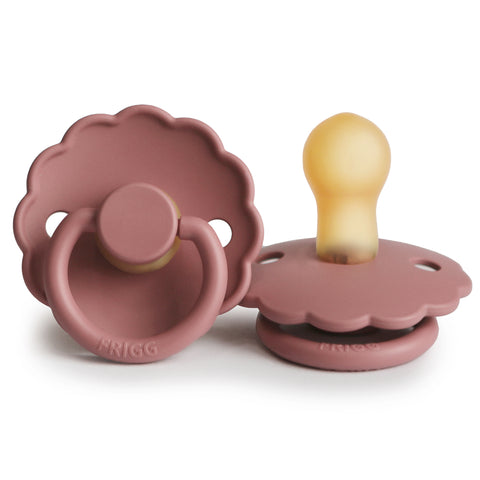 FRIGG Daisy Natural Rubber Pacifier (Powder Blush)