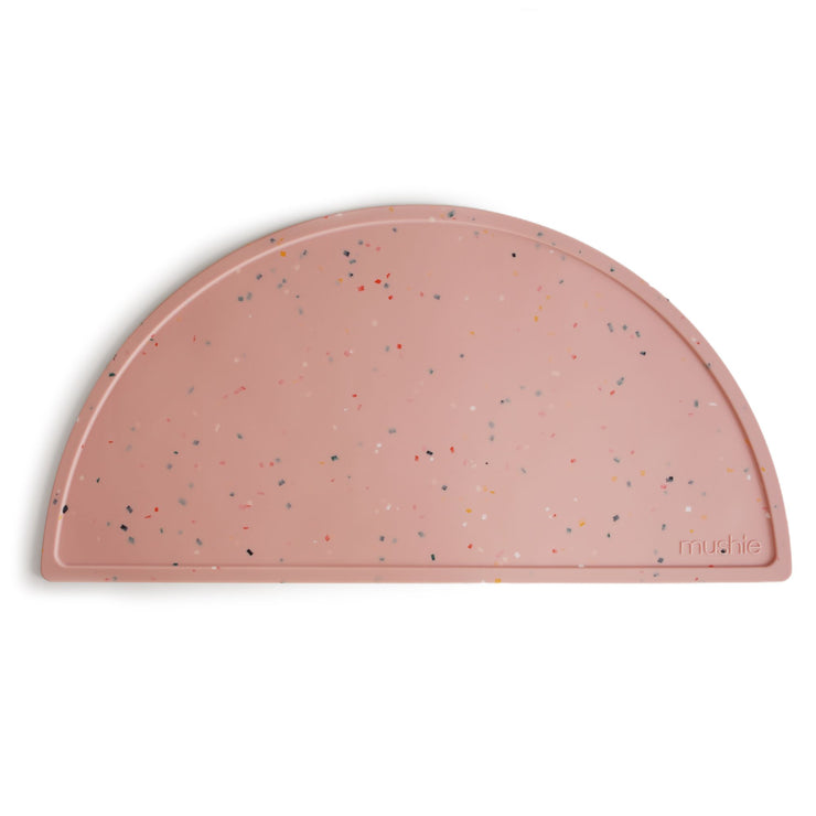 Silicone Place Mat - Powder Pink Confetti