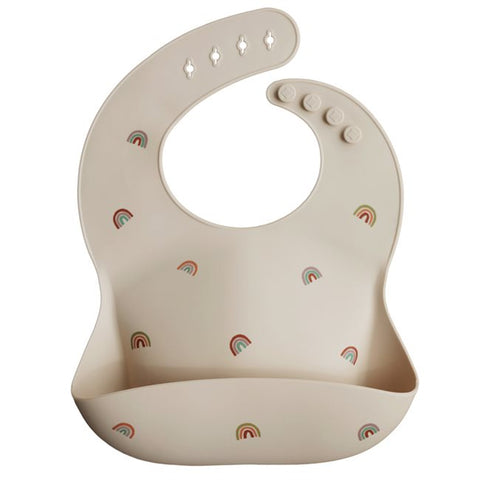 Silicone Baby Bib - Rainbow