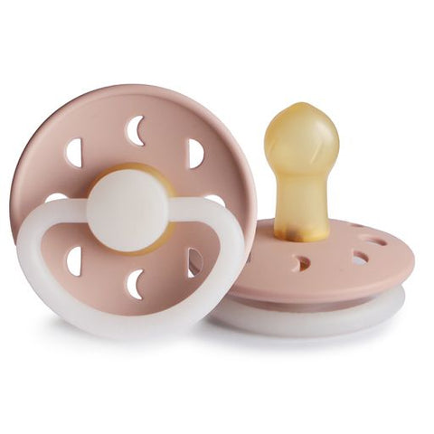 FRIGG Moon Phase Natural Rubber Pacifier (Blush Night)