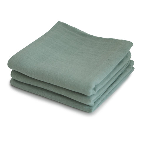 Muslin Cloth 3-pack Roman Green