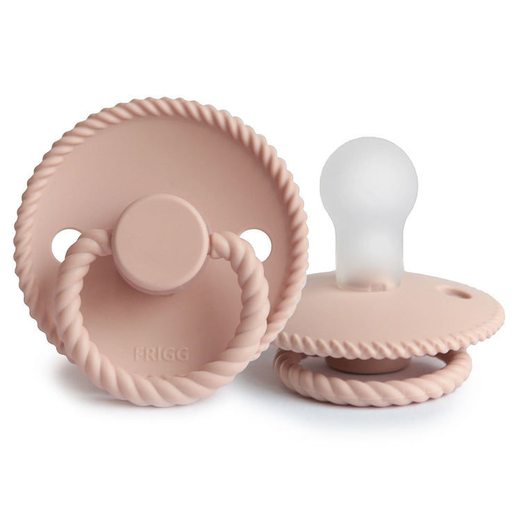 FRIGG Rope Silicone Pacifier (Blush)