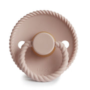 FRIGG Rope Natural Rubber Pacifier (Blush)