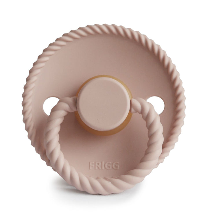 FRIGG Rope Natural Rubber Pacifier (Blush)
