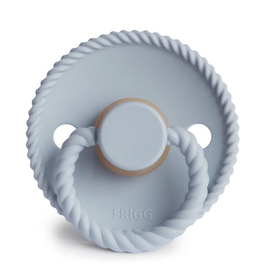 FRIGG Rope Natural Rubber Pacifier (Powder Blue)
