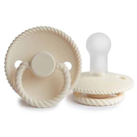 FRIGG Rope Silicone Pacifier (Cream)