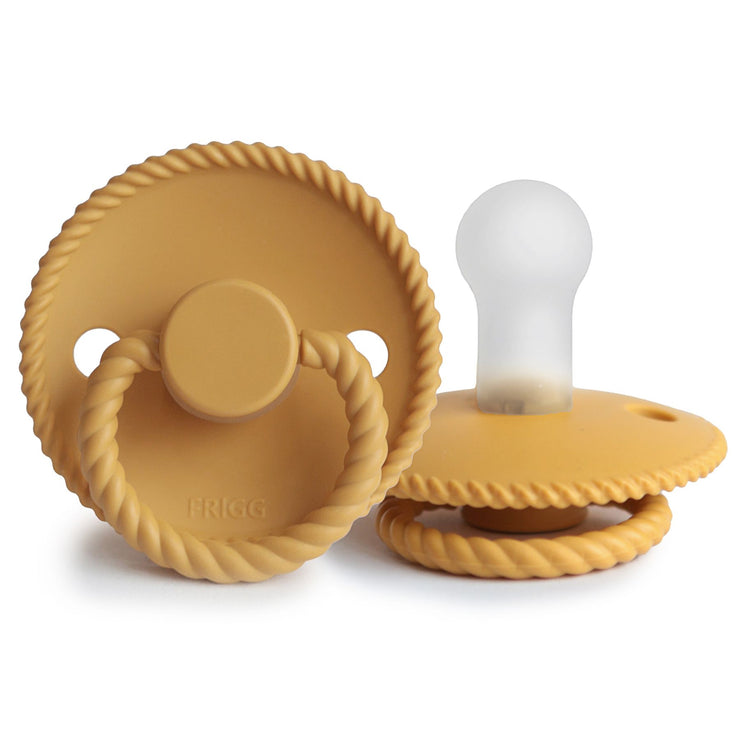 FRIGG Rope Silicone Pacifier (Honey Gold)