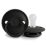 FRIGG Rope Silicone Pacifier (Jet Black)