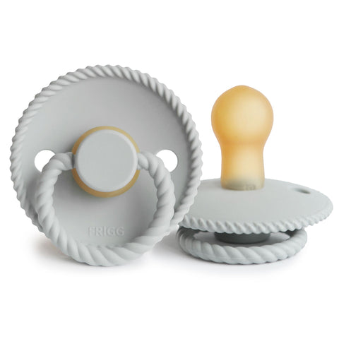 Rope Latex Pacifier (Silver Grey)