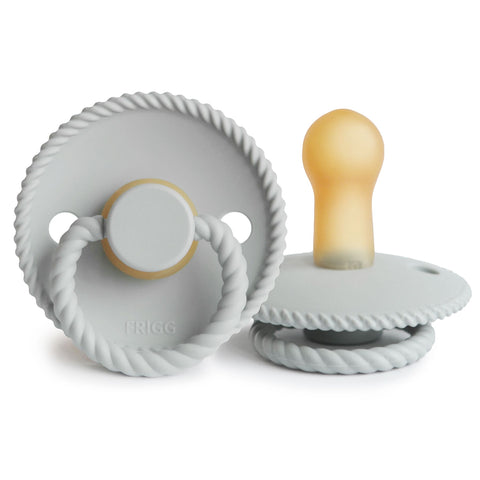 Rope Latex Pacifier (Silver Grey)