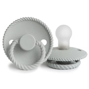 Rope Silicone Pacifier (Silver Grey)