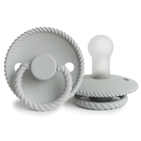 Rope Silicone Pacifier (Silver Grey)
