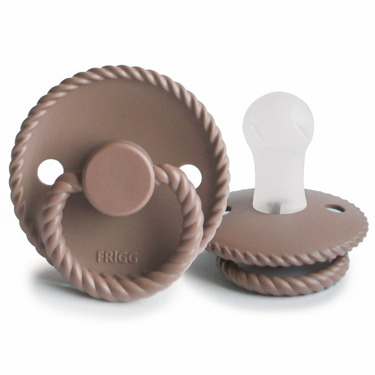 FRIGG Rope Silicone Pacifier (Sepia)