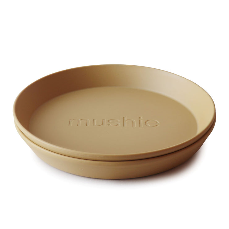Round Dinnerware Plate (set of 2) - Mustard